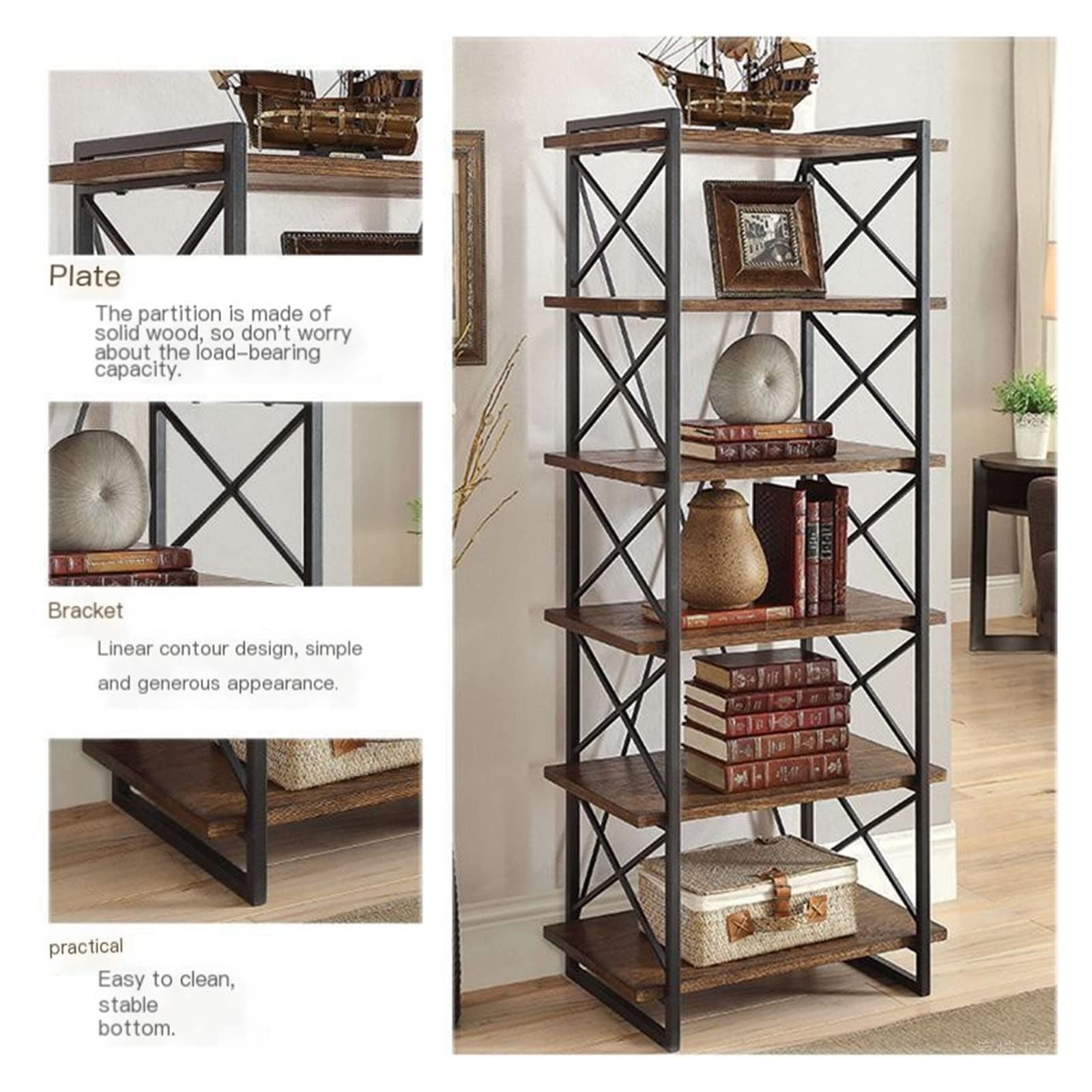 Amazon.co.jp: レトロ ラック インダストリアルスタイル 無垢材 本棚 Amazon.co.jp: レトロ ラック インダストリアルスタイル 無垢材 本棚